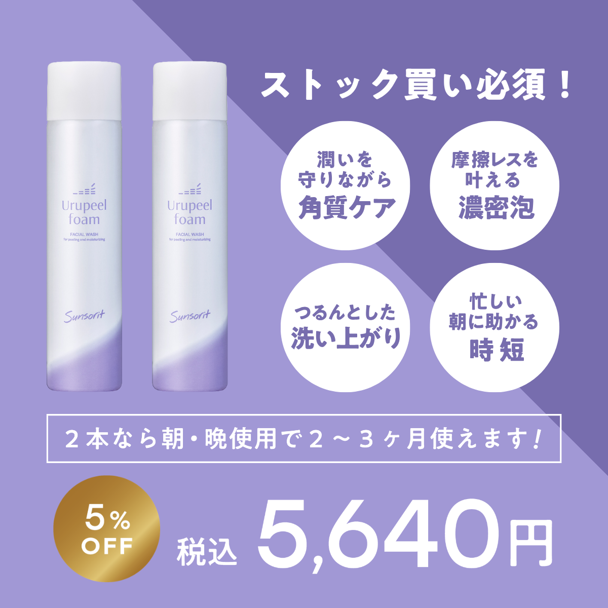 サンソリット ウルピールフォーム【２本セット】